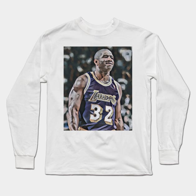 magic johnson Long Sleeve T-Shirt by sepuloh